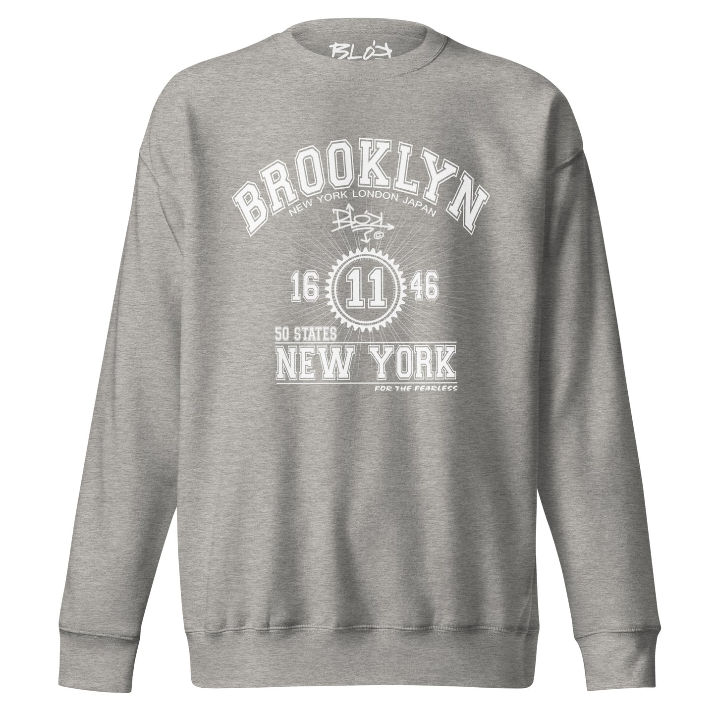 Brooklyn New York - Front Print White - Women's Sweatshirt