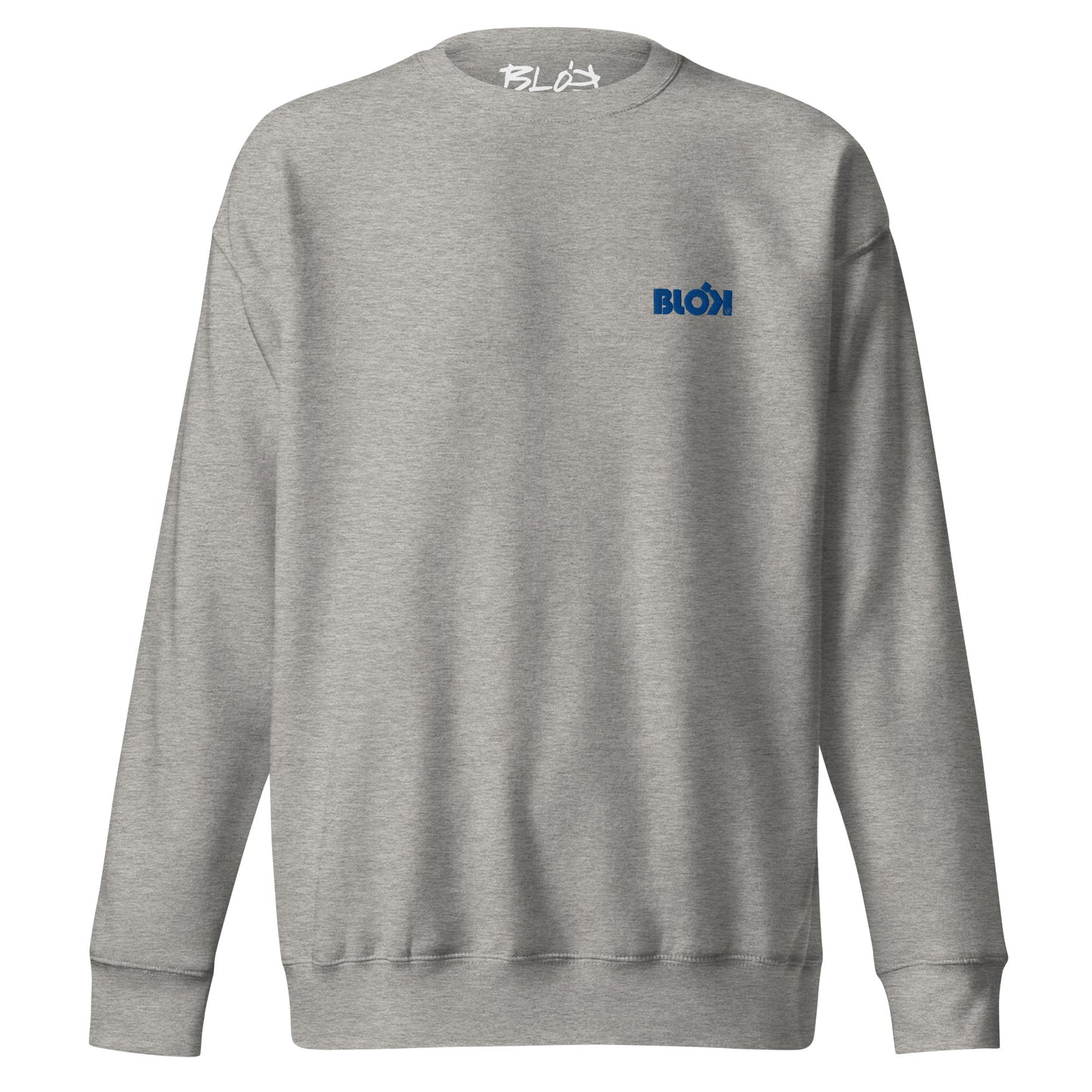 Blok OG Logo - Embroidered Blue - Women's Sweatshirt
