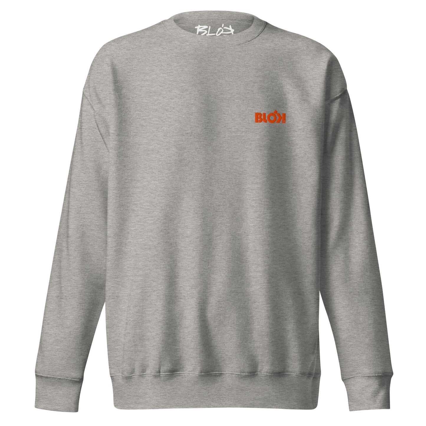 Blok OG Logo - Embroidered Orange - Women's Sweatshirt