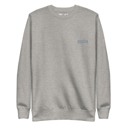 Blok OG - Embroidered - Grey - Men's Sweatshirt