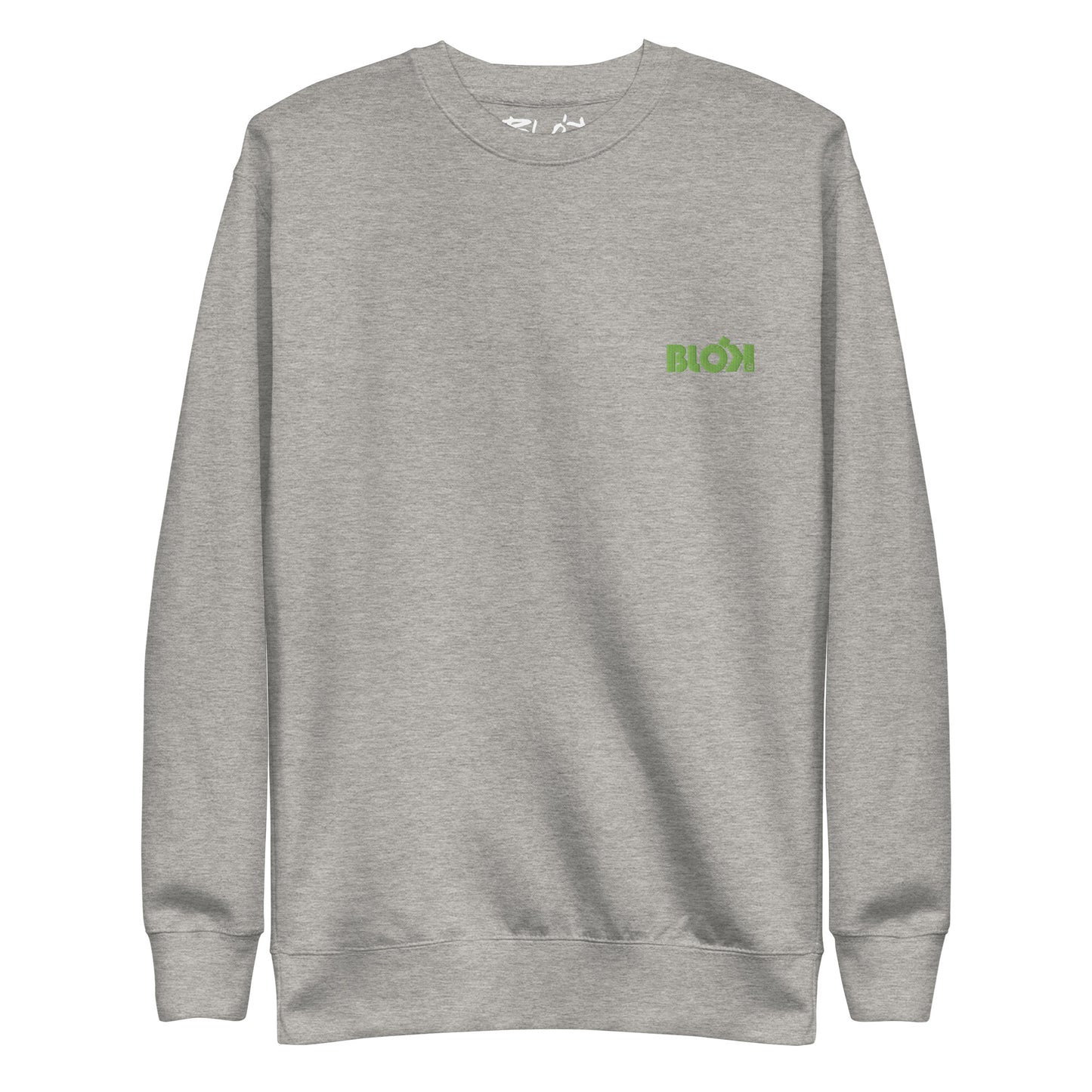 Blok OG Logo - Embroidered Green - Men's Sweatshirt