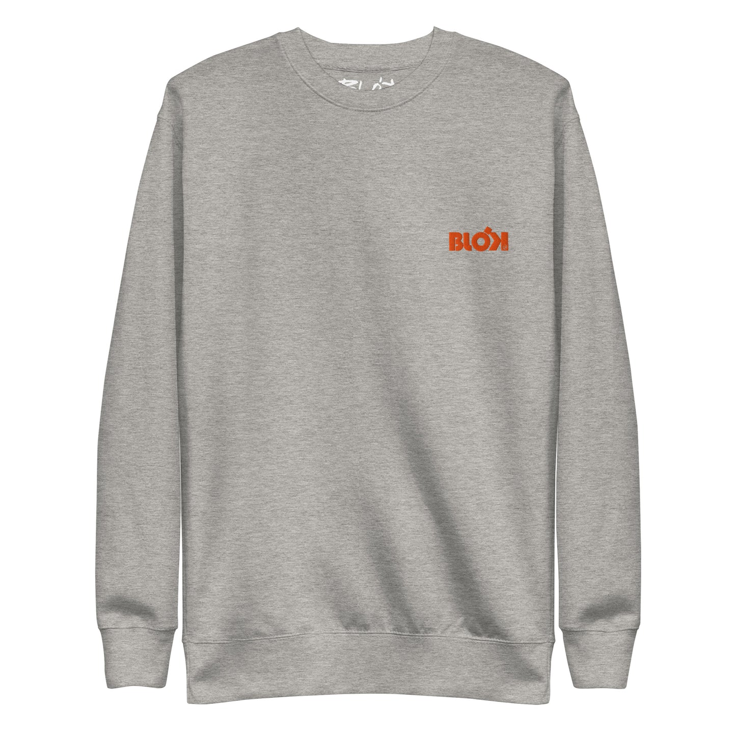 Blok OG Logo - Embroidered Orange - Men's Sweatshirt