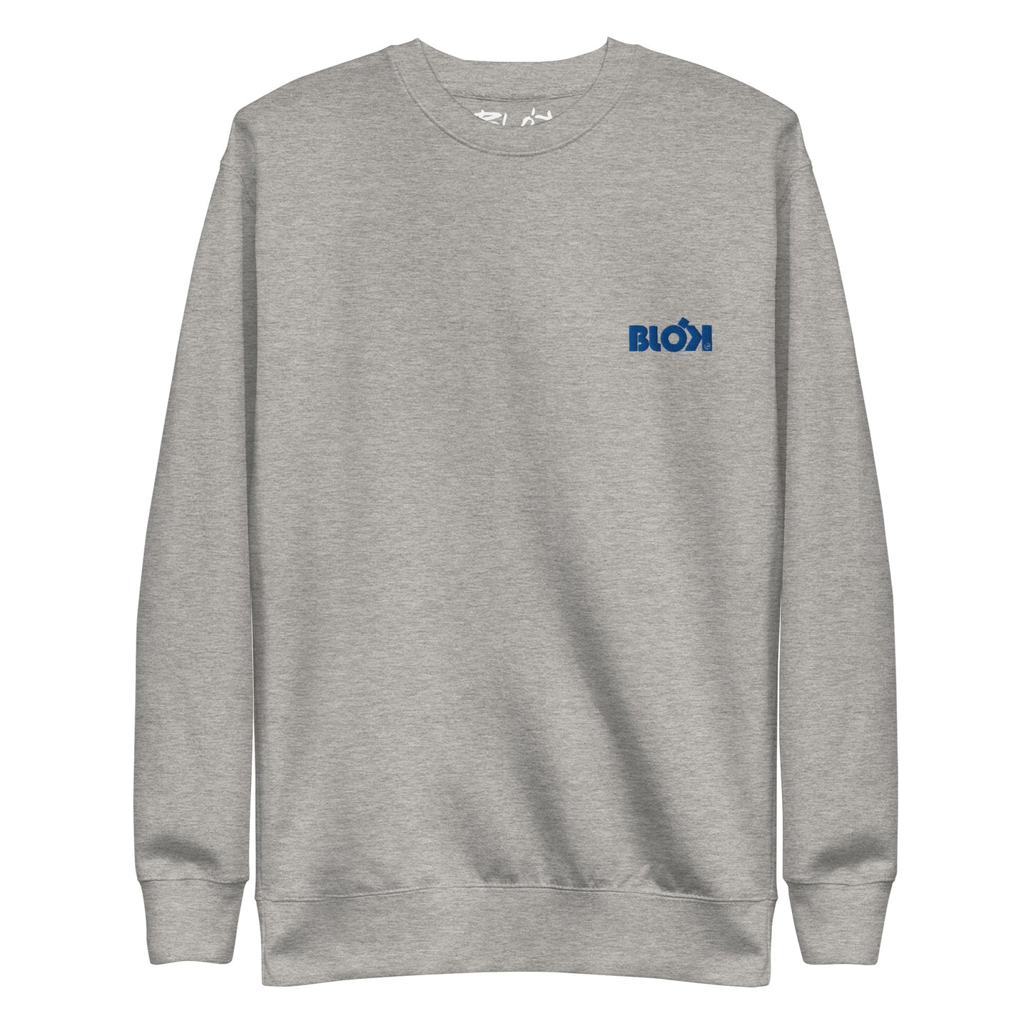 Blok OG Logo - Embroidered Blue - Men's Sweatshirt