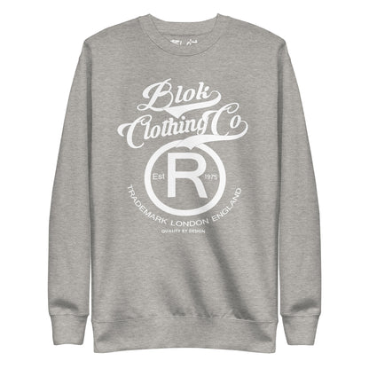 Registered Big R - Front Print in White - Men's Sweatshirt