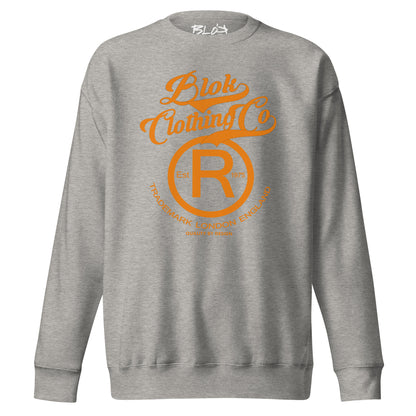 Registered Big R - with Orange Print - Men's Sweatshirt