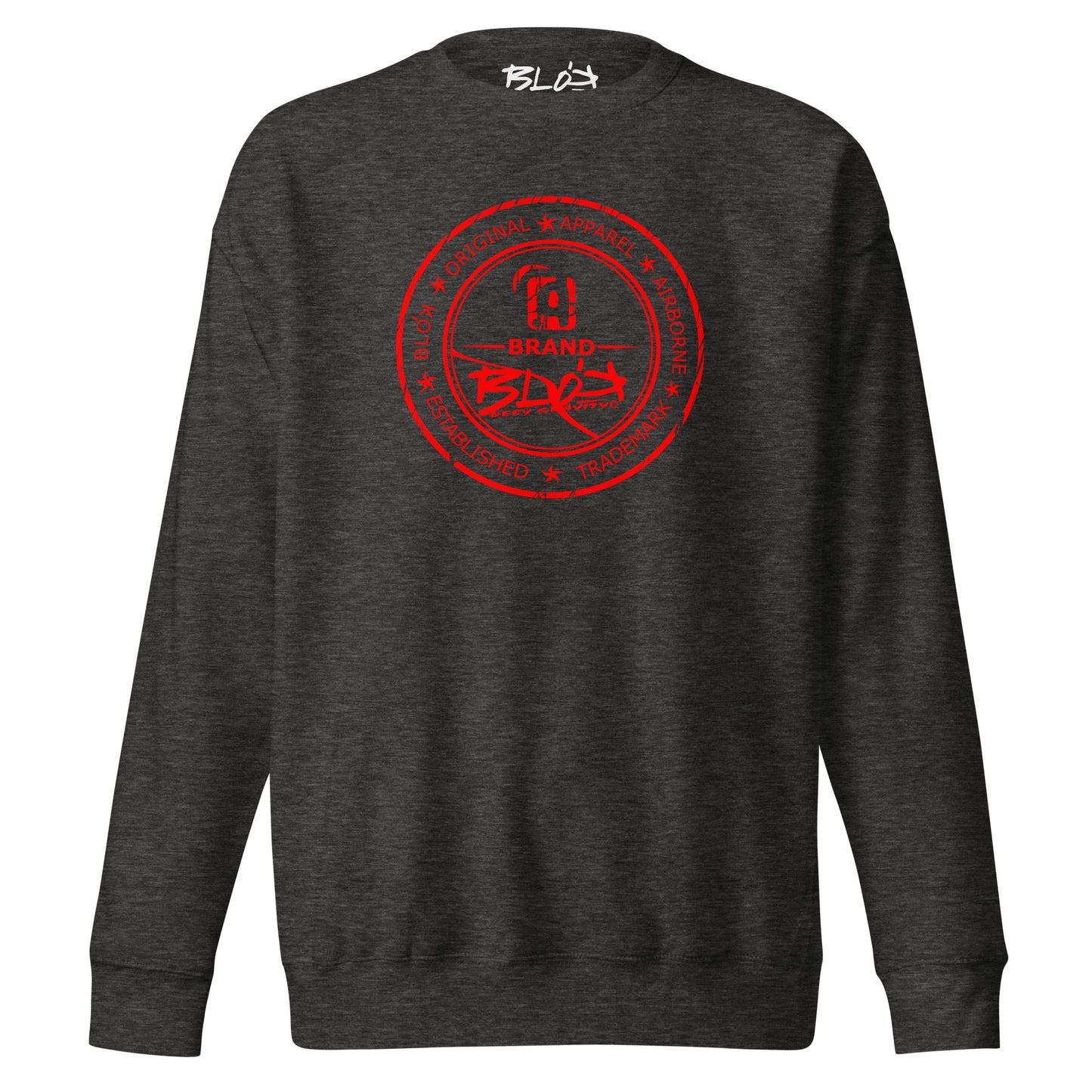 Original Apparel Stamp - Red Print - Women's Sweatshirt