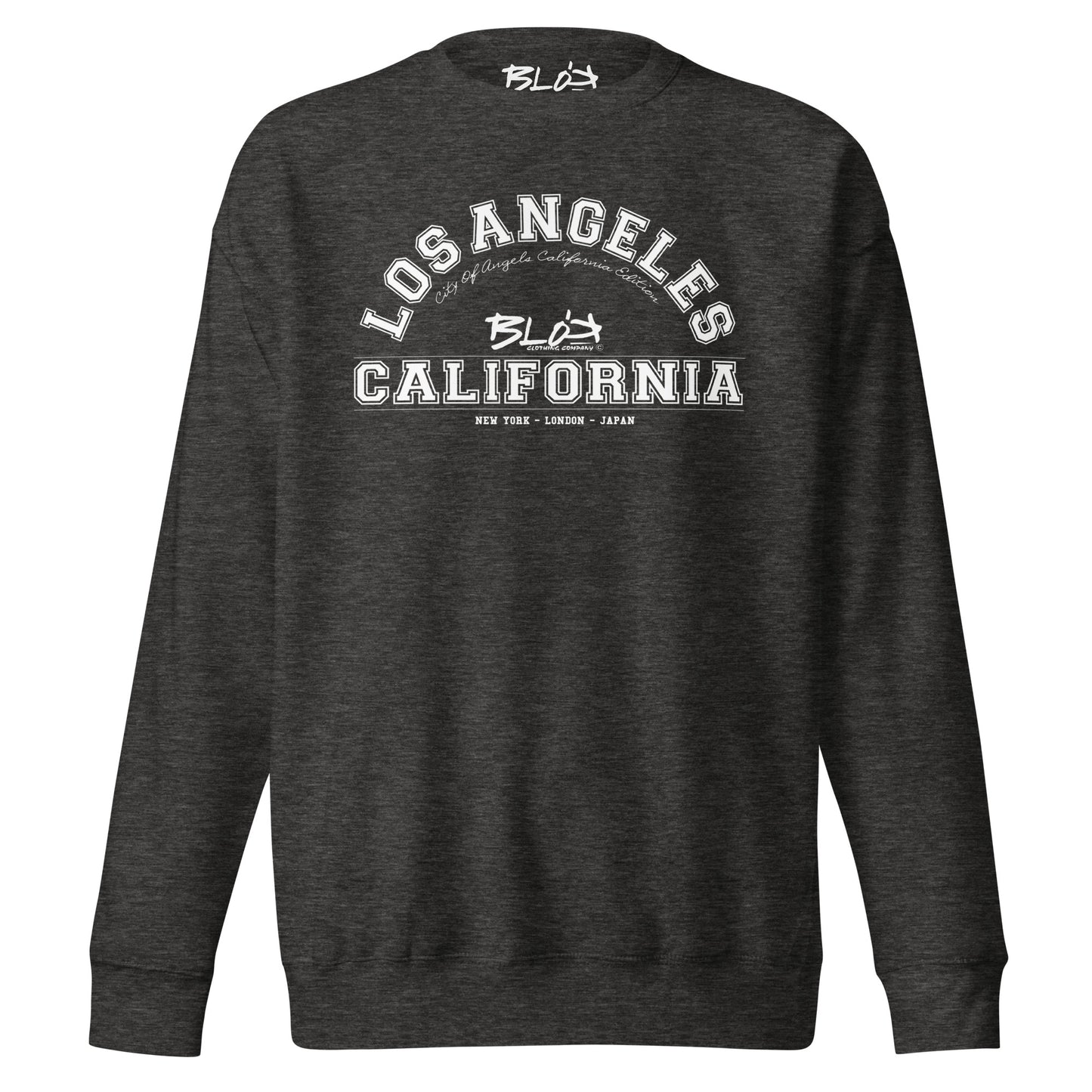 Los Angeles California - in White Print- Women's Sweatshirt