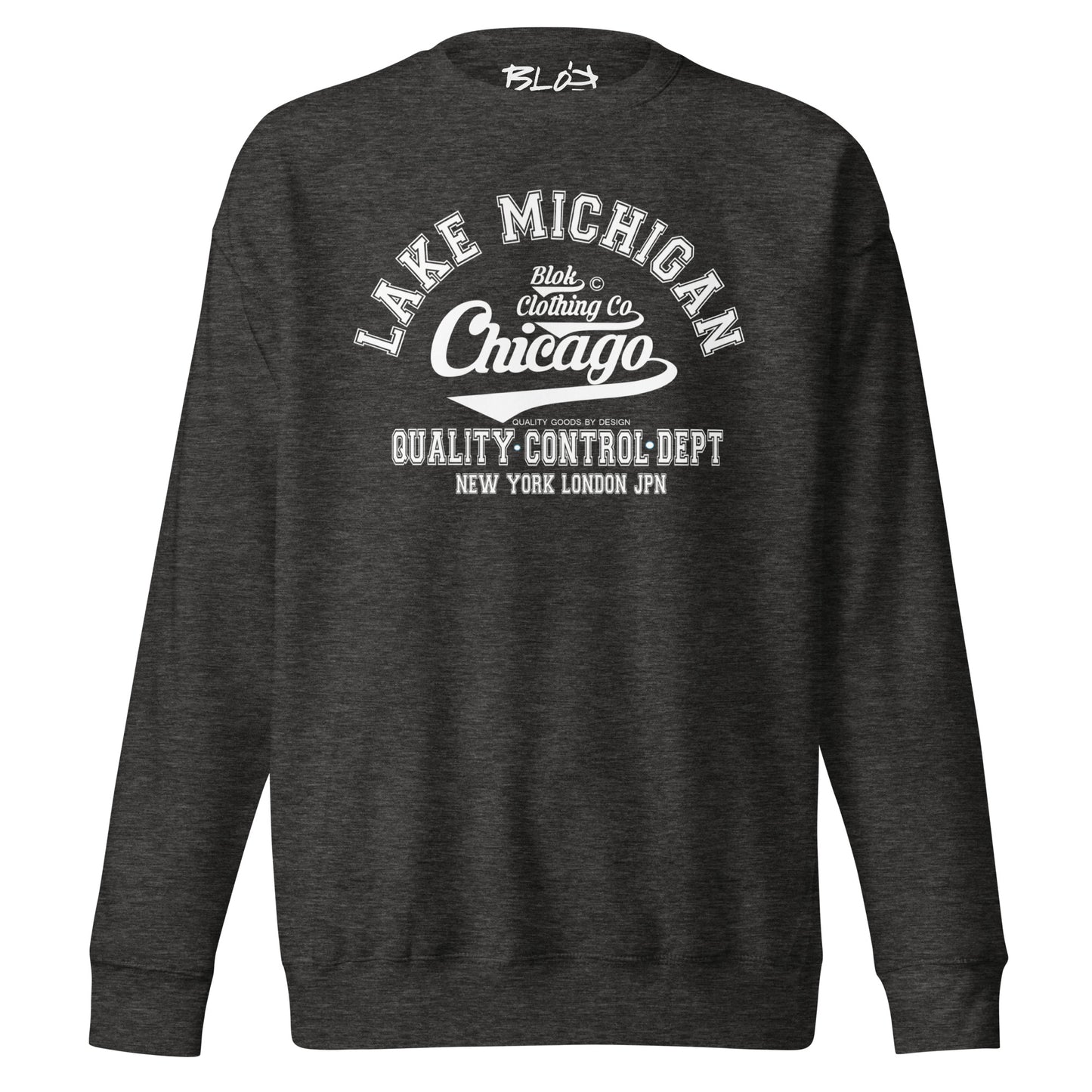Chicago - 50 States - with White Print - Women's Sweatshirt