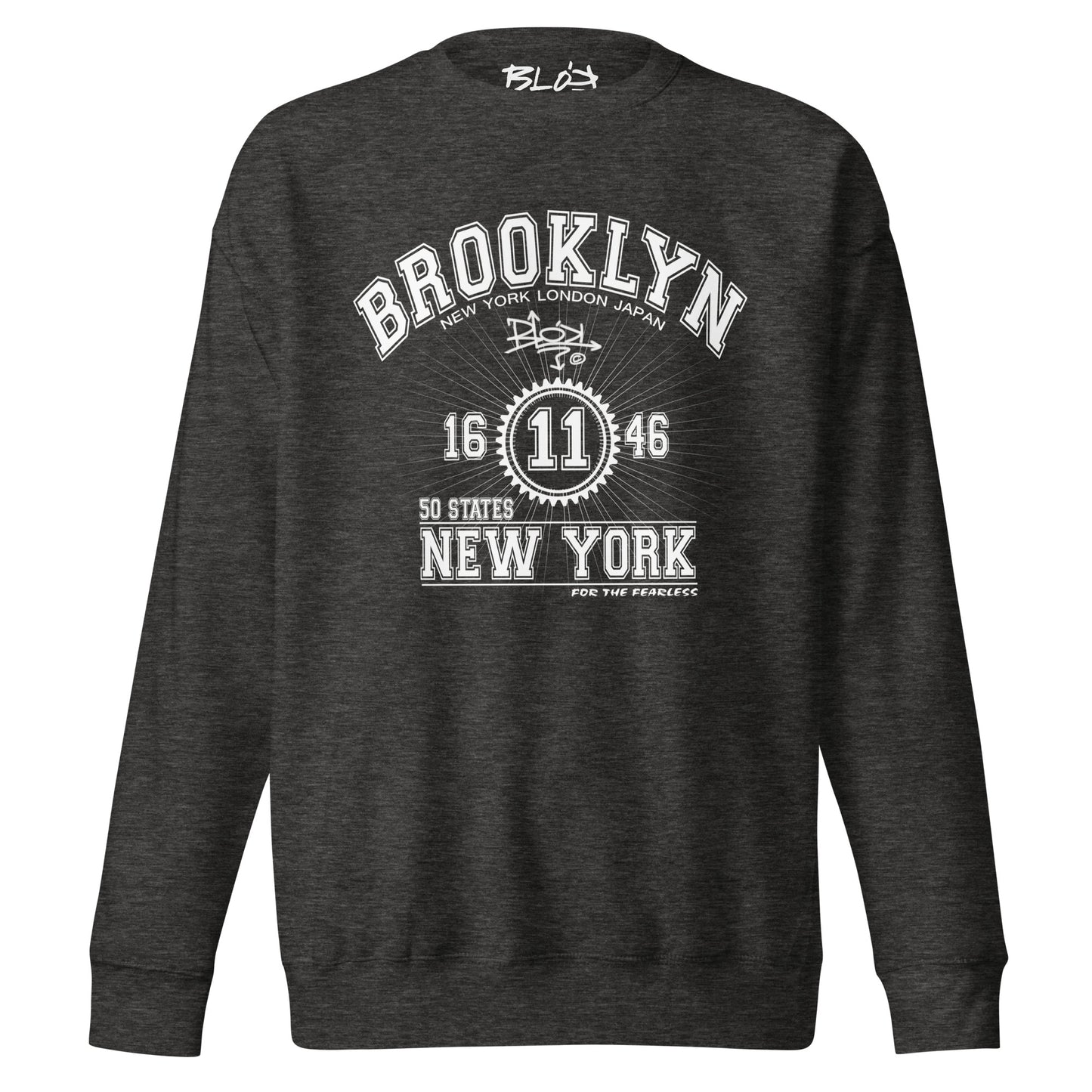Brooklyn New York - Front Print White - Women's Sweatshirt