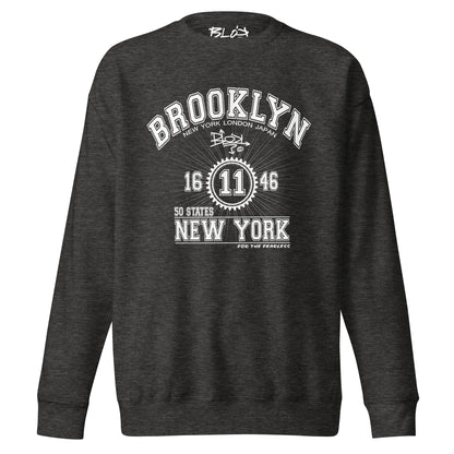 Brooklyn New York - Front Print White - Women's Sweatshirt