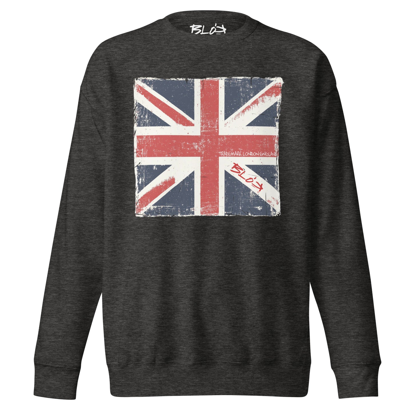 Blok London Flag - Front Print - Women's Sweatshirt