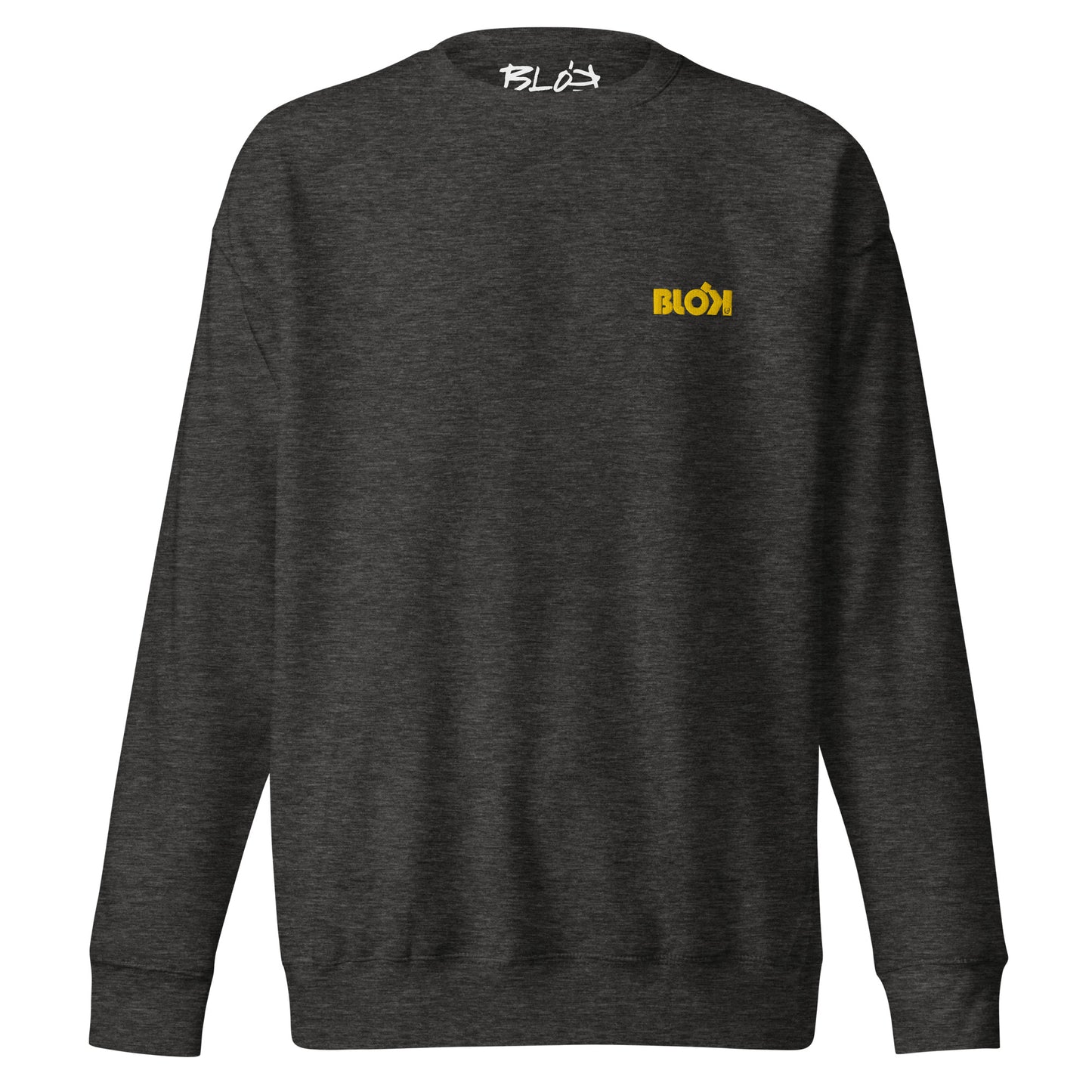 Blok OG Logo - Embroidered Yellow - Women's Sweatshirt