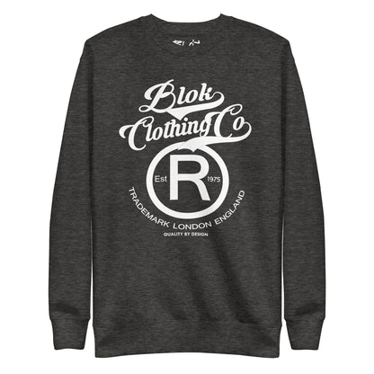 Registered Big R - Front Print in White - Men's Sweatshirt