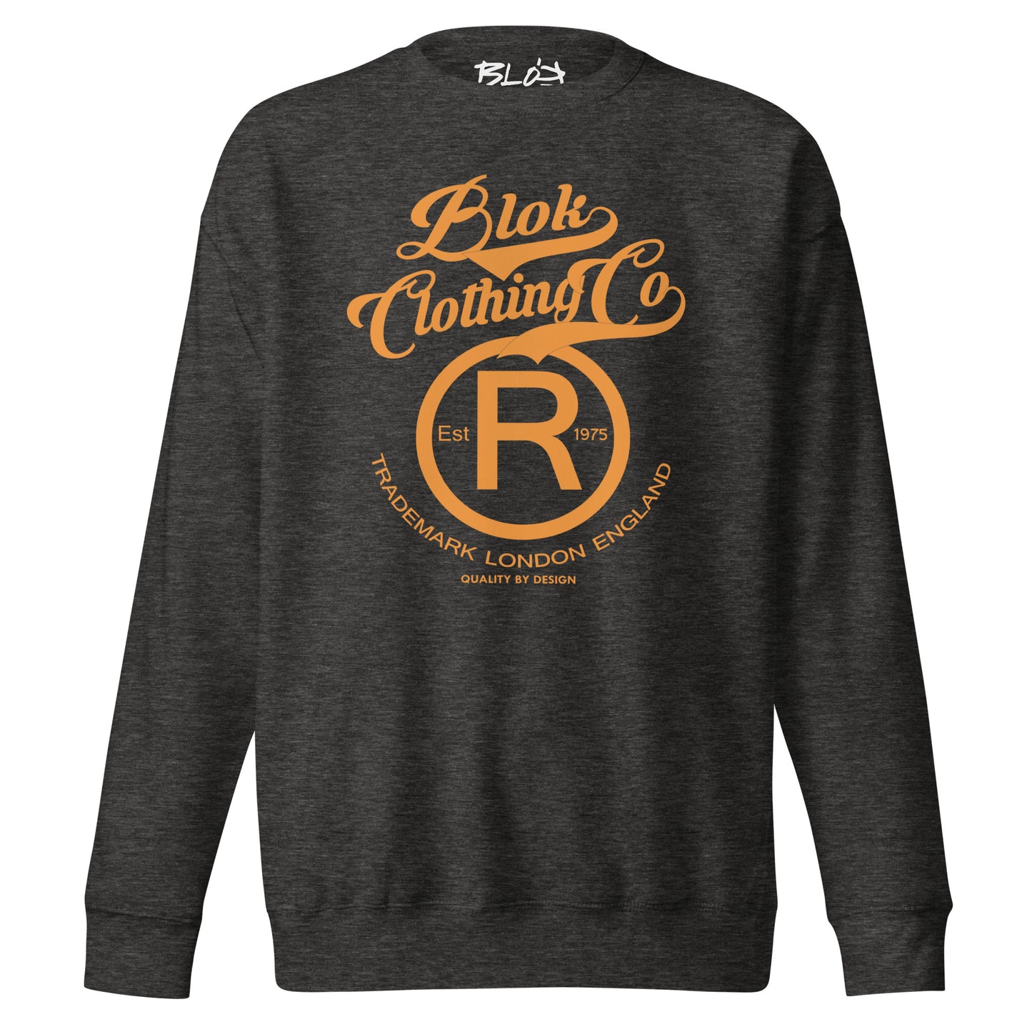 Registered Big R - with Orange Print - Men's Sweatshirt