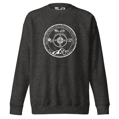 Blind Summit - Front Print in White - Men's Sweatshirt