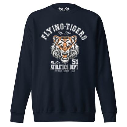 Flying Tigers - Front Print with White Logo - Women's Sweatshirt