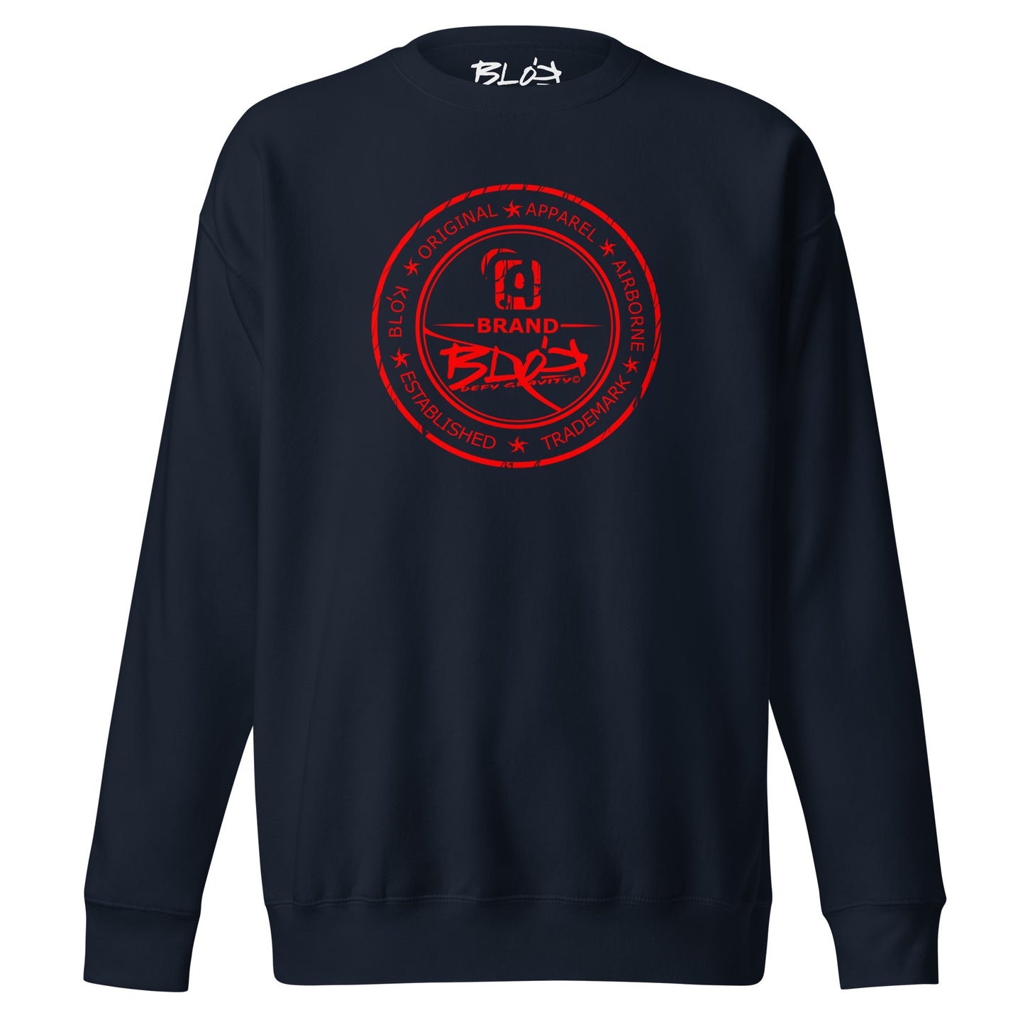 Original Apparel Stamp - Red Print - Women's Sweatshirt