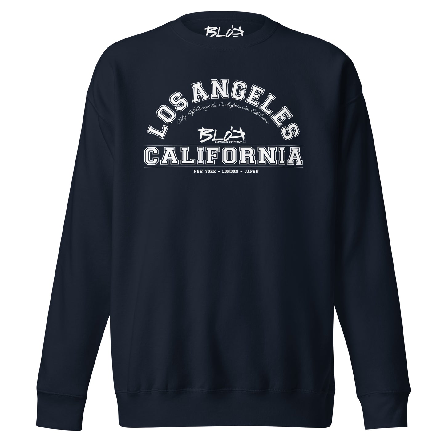 Los Angeles California - in White Print- Women's Sweatshirt