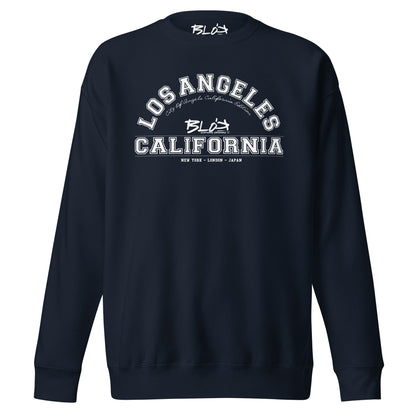 Los Angeles California - in White Print- Women's Sweatshirt