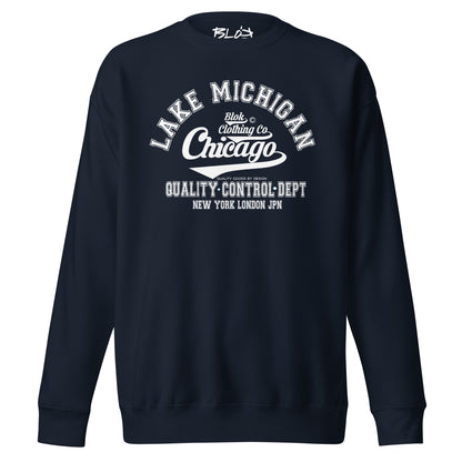 Chicago - 50 States - with White Print - Women's Sweatshirt