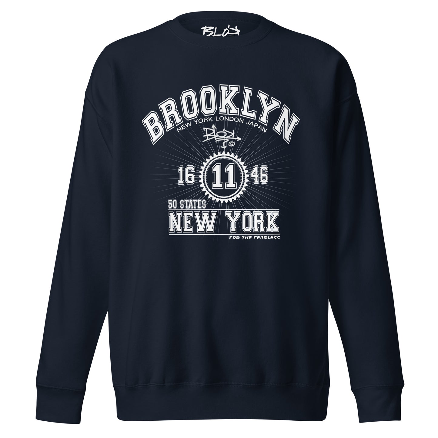 Brooklyn New York - Front Print White - Women's Sweatshirt