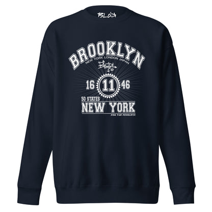 Brooklyn New York - Front Print White - Women's Sweatshirt