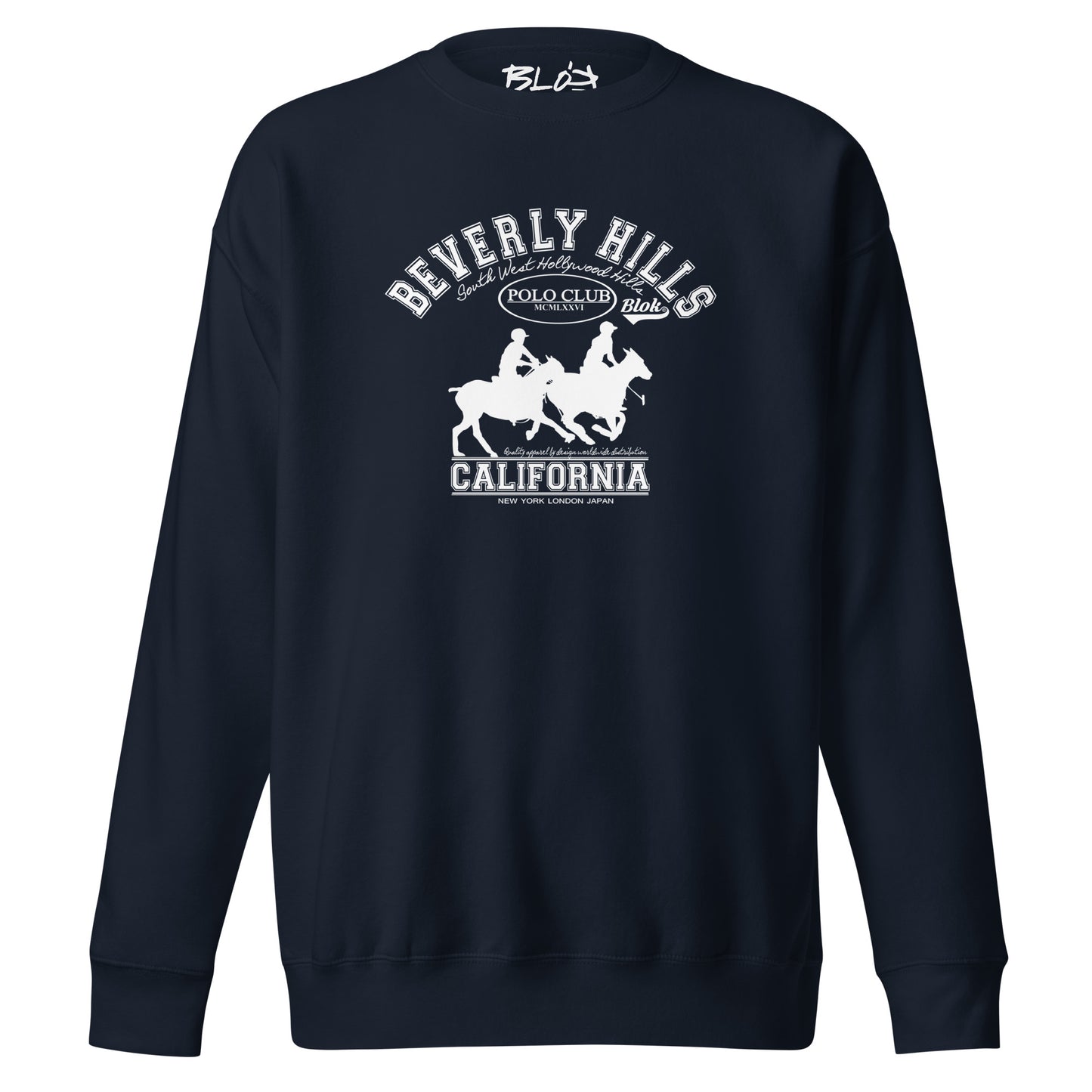 Beverly Hills Polo Club - with White Print - Women's Sweatshirt