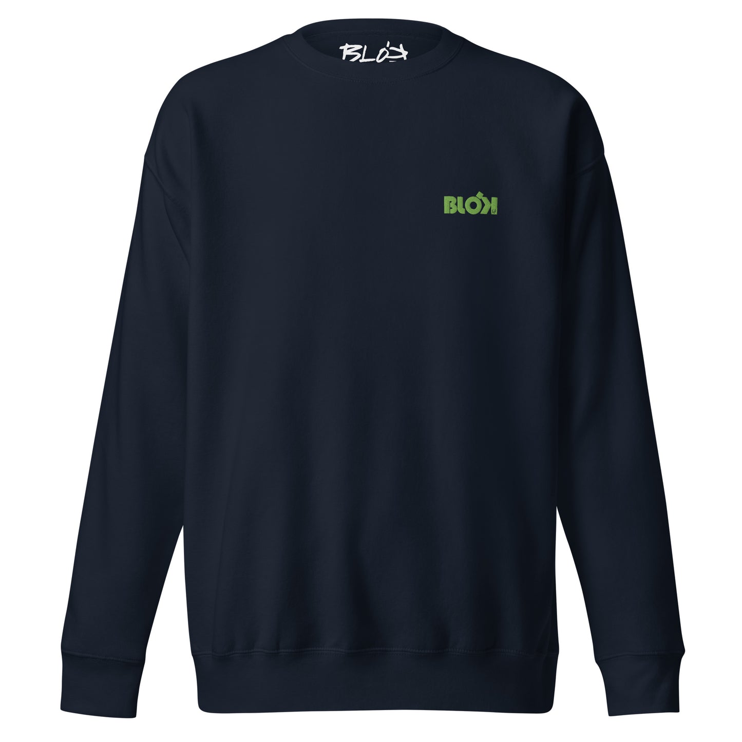 Blok OG Logo - Embroidered Green - Women's Sweatshirt