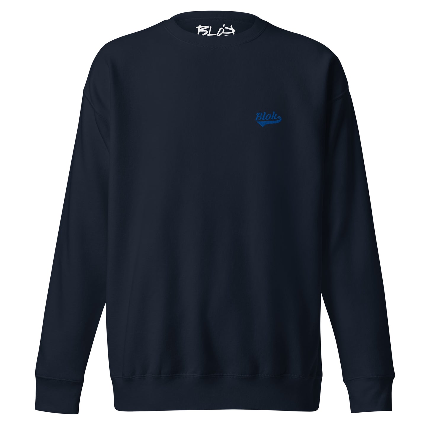 Blok Classic - Embroidered Blue - Women's Sweatshirt