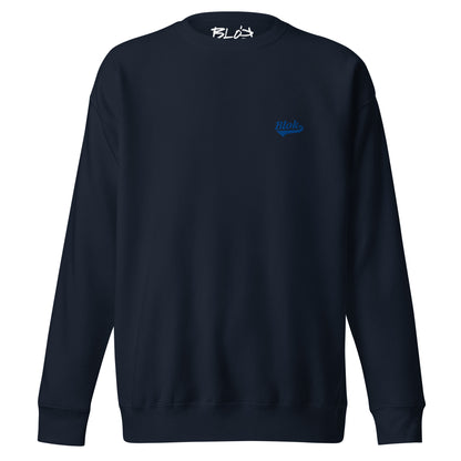 Blok Classic - Embroidered Blue - Women's Sweatshirt