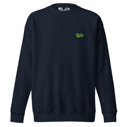 Blok Classic - Embroidered Green - Women's Sweatshirt