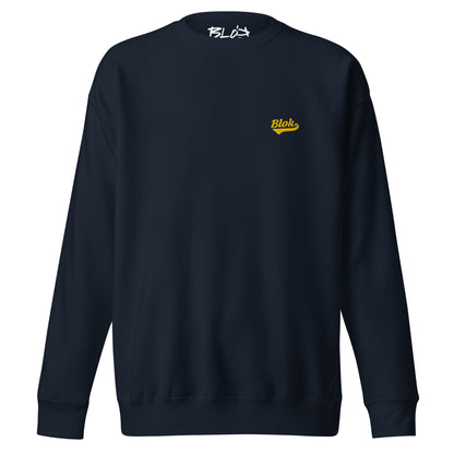 Blok Classic - Embroidered Yellow - Women's Sweatshirt