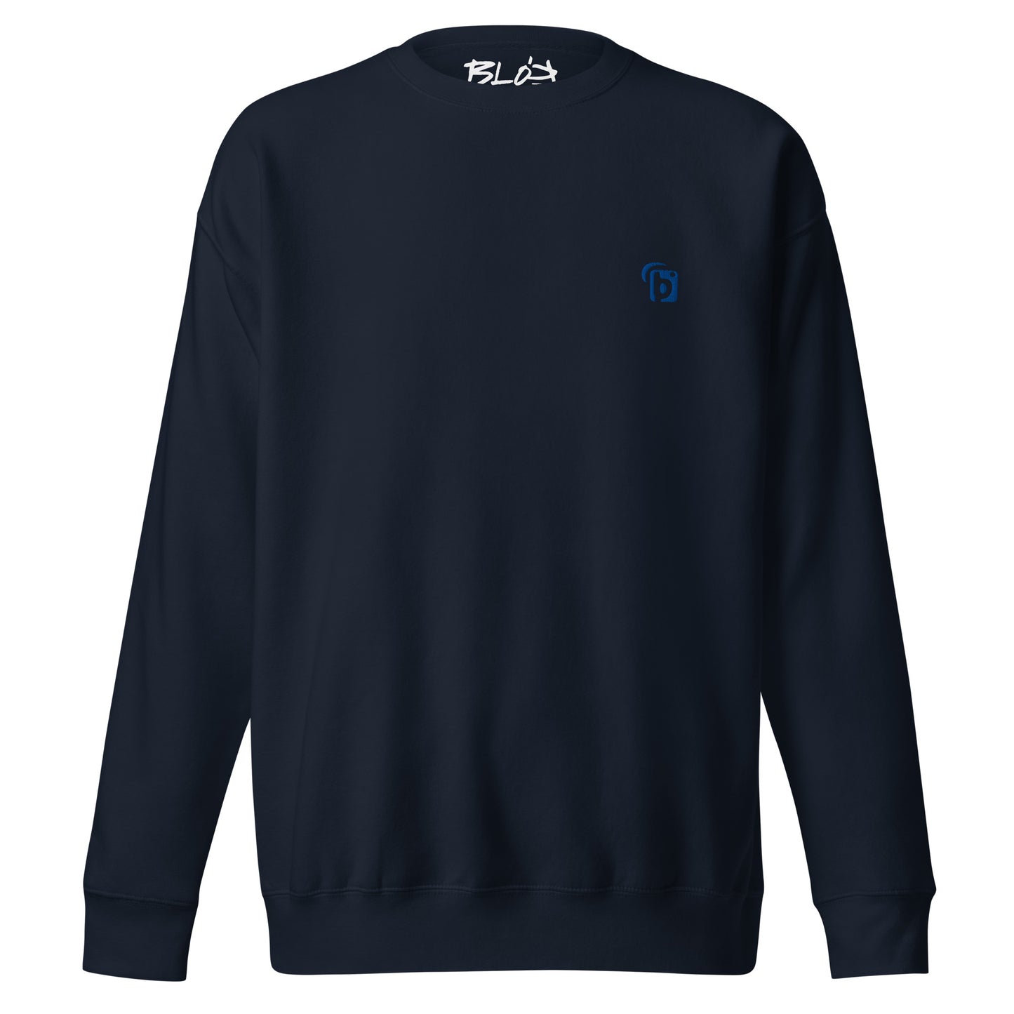 Blok Classic - Embroidered Blue - Women's Sweatshirt