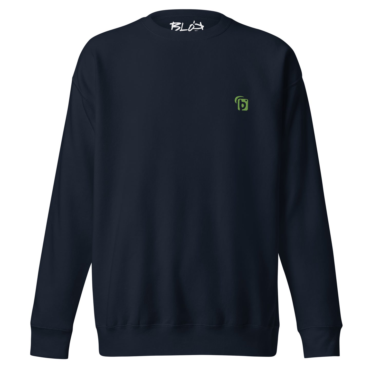 Blok Classic - Embroidered Green - Women's Sweatshirt