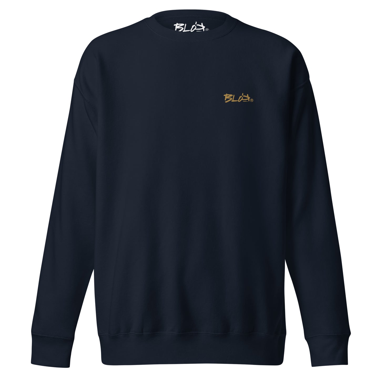 Blok Essentials Small Logo - Gold Front Logo - Men's Embroidered Sweatshirt
