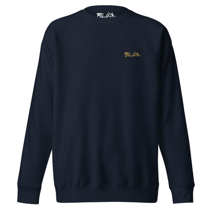 Blok Essentials Small Logo - Gold Front Logo - Men's Embroidered Sweatshirt