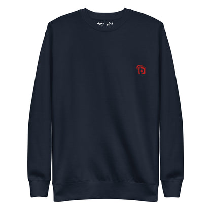 Blok Classic - Embroidered Red - Men's Sweatshirt