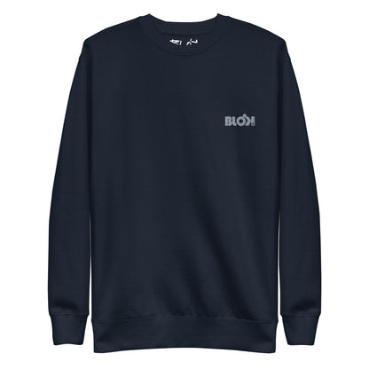 Blok OG - Embroidered - Grey - Men's Sweatshirt