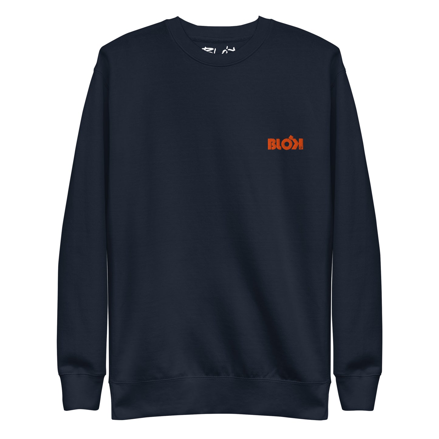 Blok OG Logo - Embroidered Orange - Men's Sweatshirt