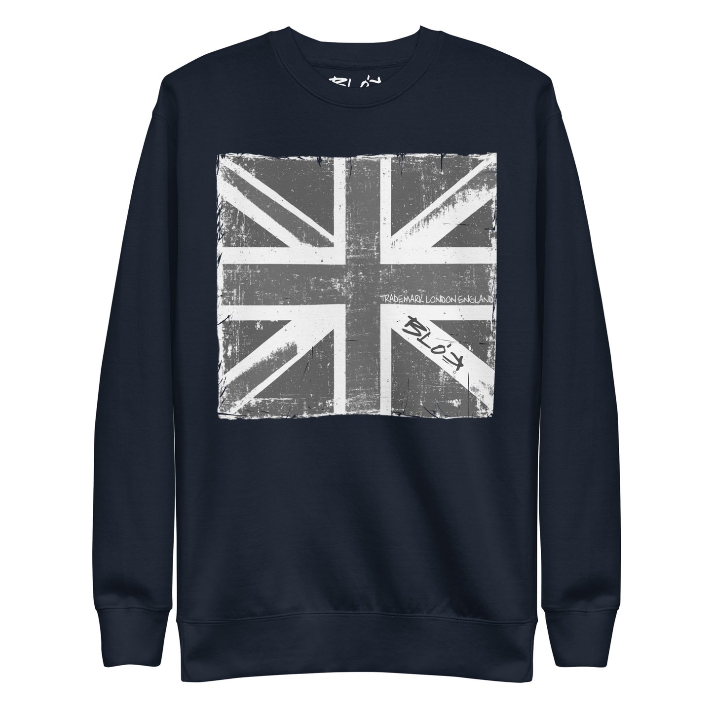 Blok London Flag - Black & White - Men's Sweatshirt