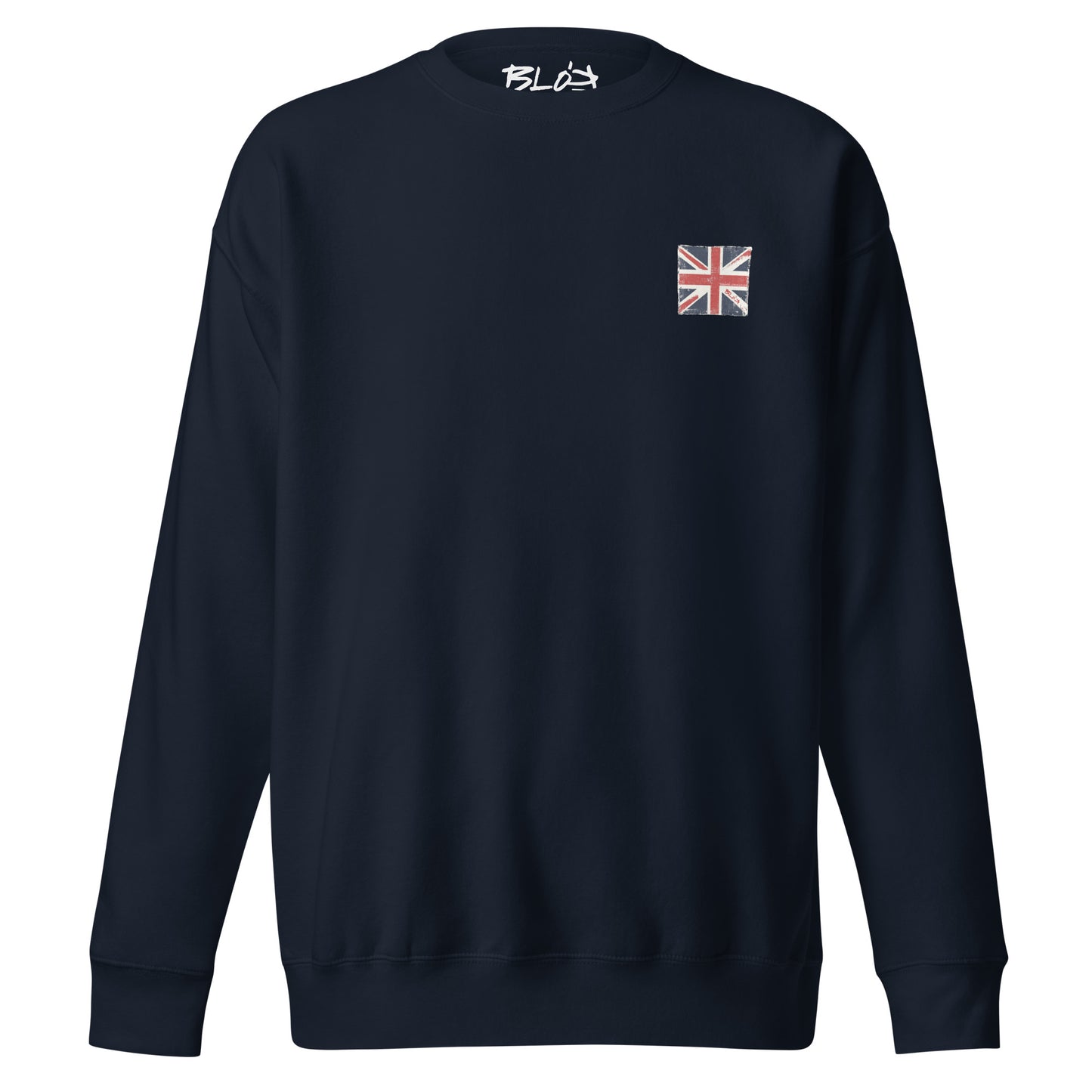 Blok London - Flag - Front and Back Print - Men's Sweatshirt