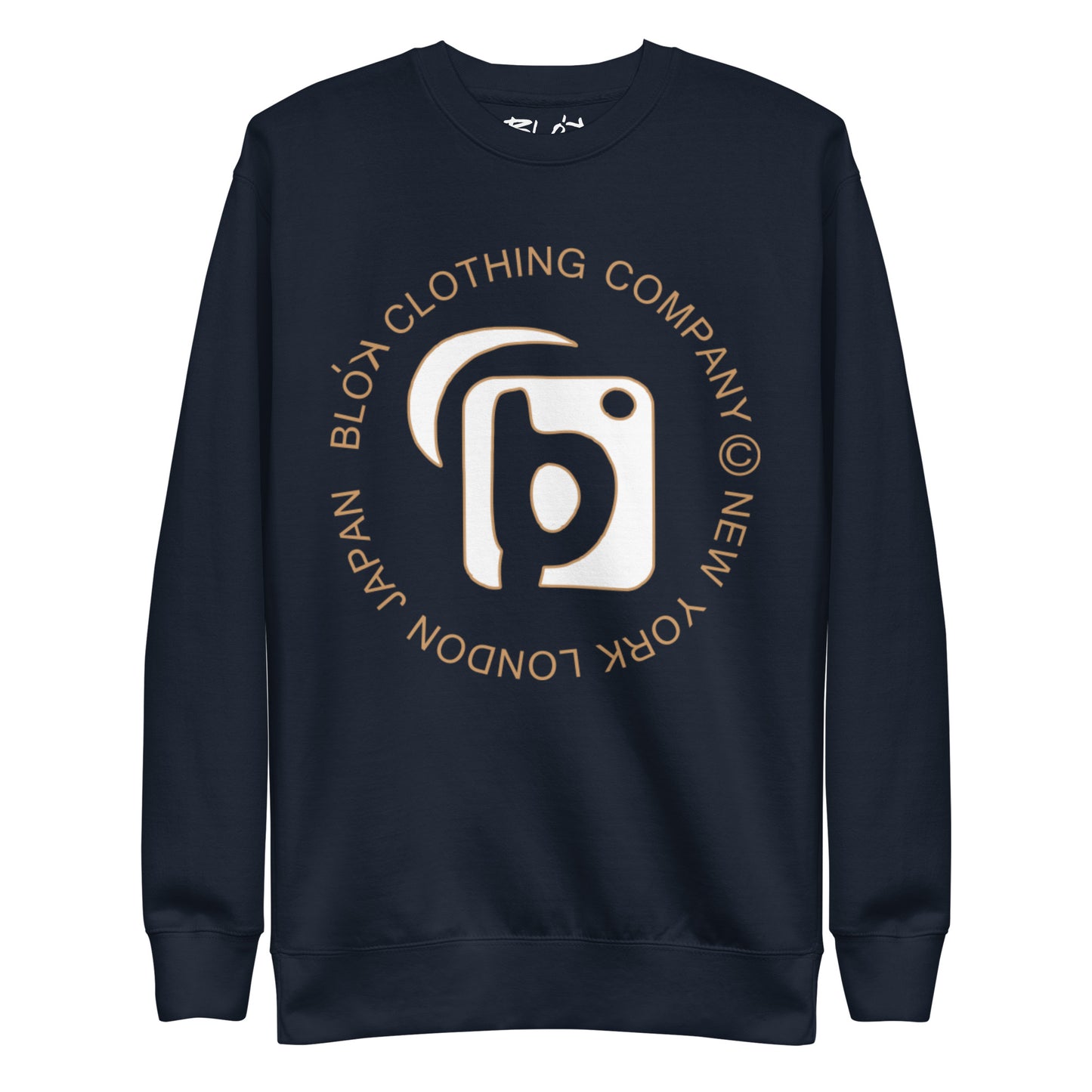 NY LDN JPN - in White & Orange - Men's Sweatshirt