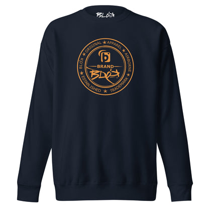 Original Apparel Stamp - Orange Print - Men's Sweatshirt