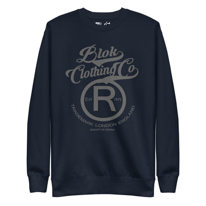 NY LDN JPN & Flag - Grey Print - Men's Sweatshirt