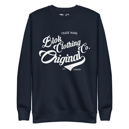 Original Clothing Company - White Print - Men's Sweatshirt