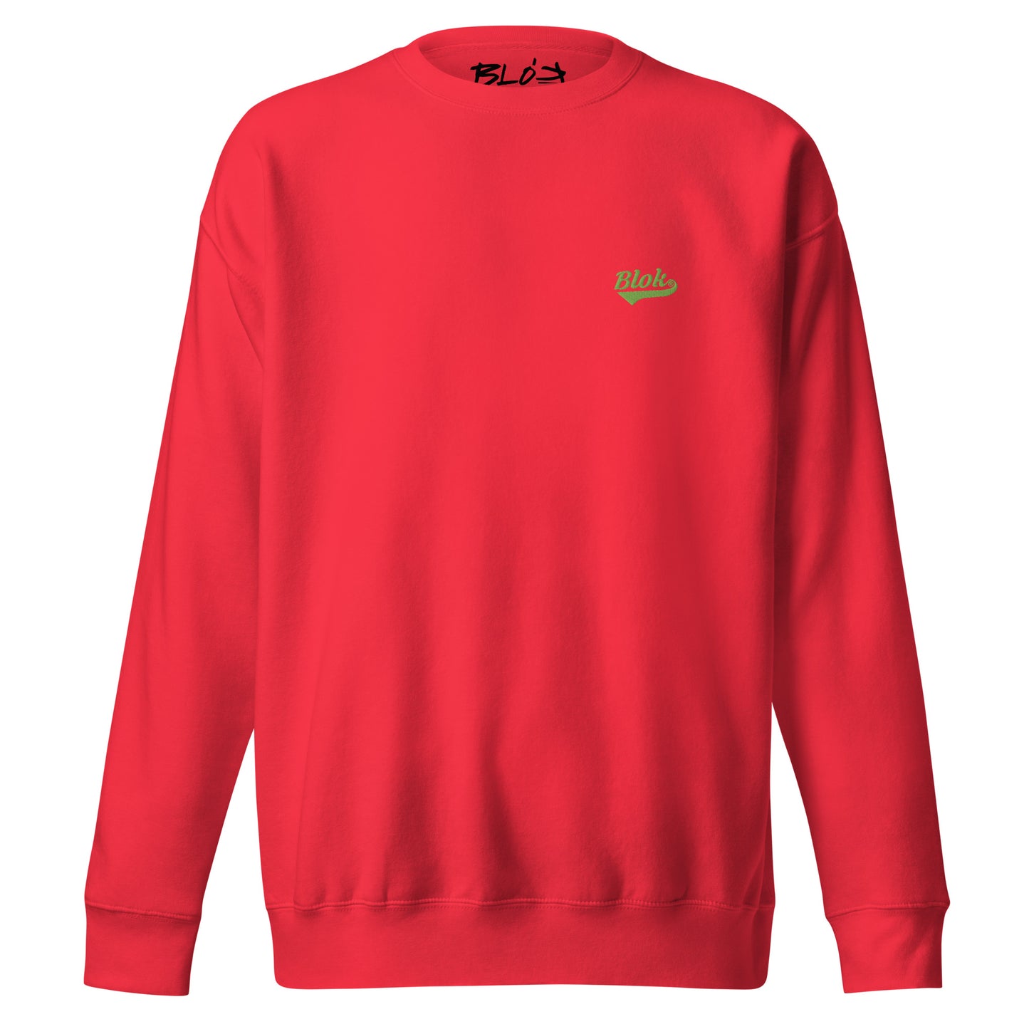 Blok Classic - Embroidered Green - Women's Sweatshirt