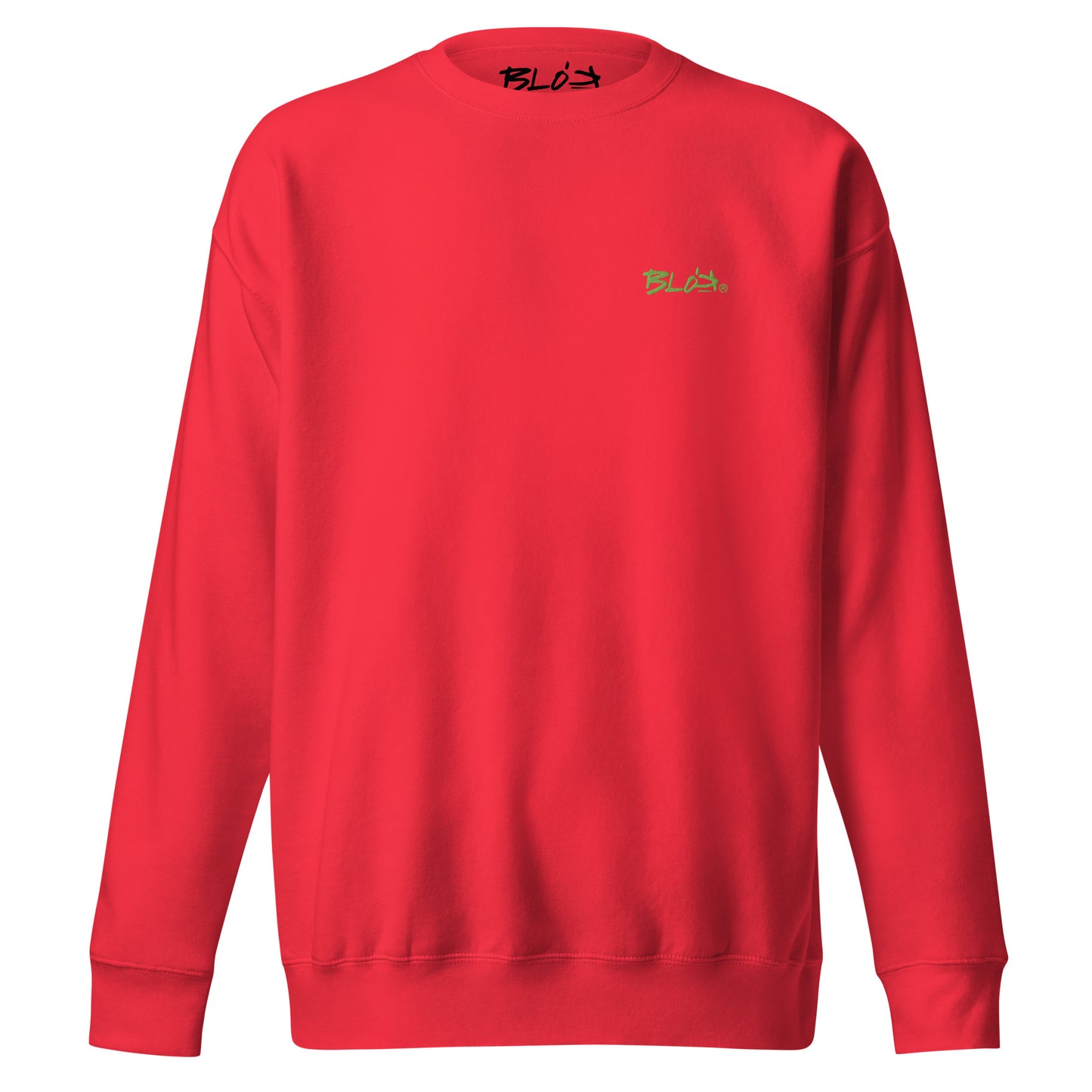 Blok Essential - Embroidered Green - Women's Sweatshirt