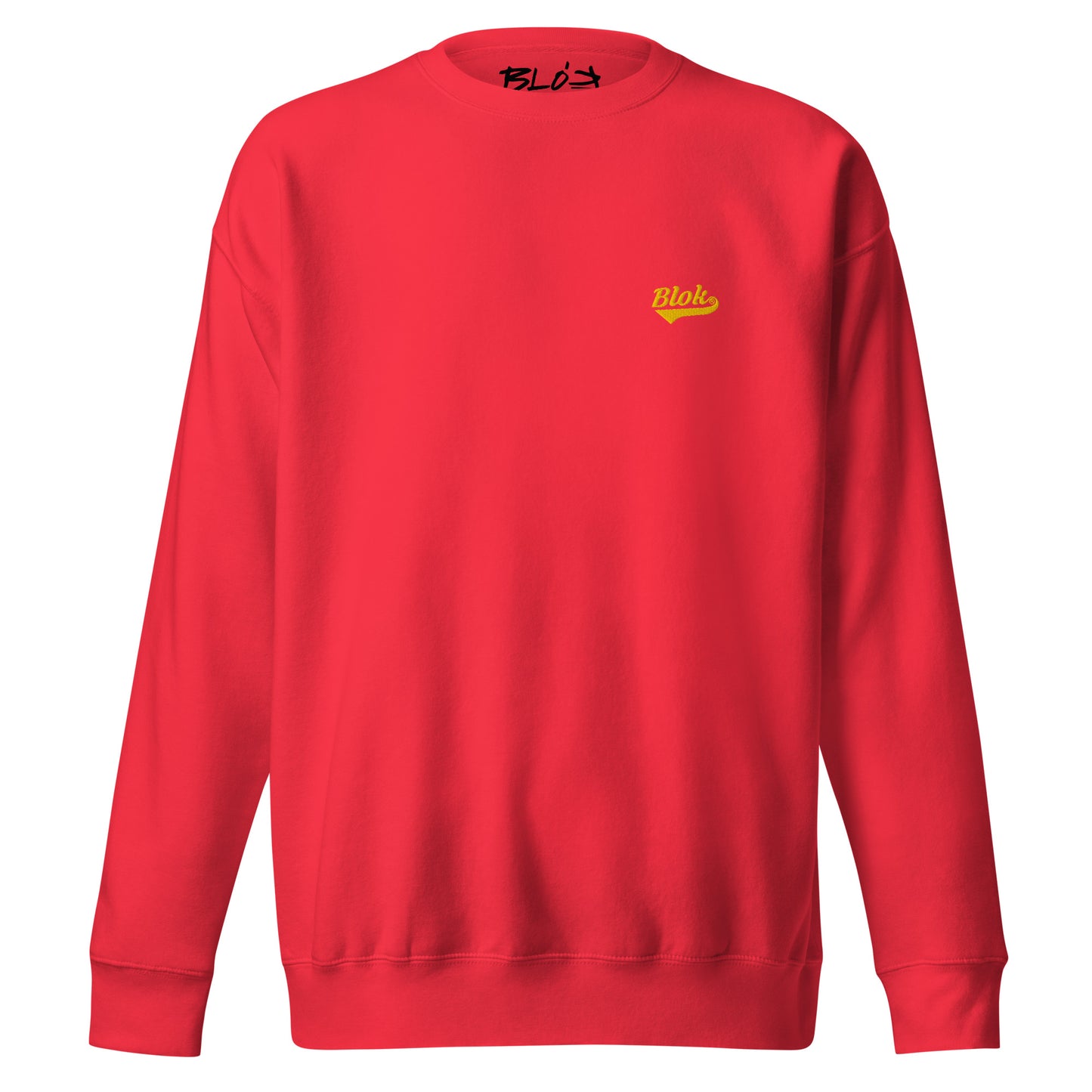 Blok Essential - Embroidered Orange - Men's Sweatshirt
