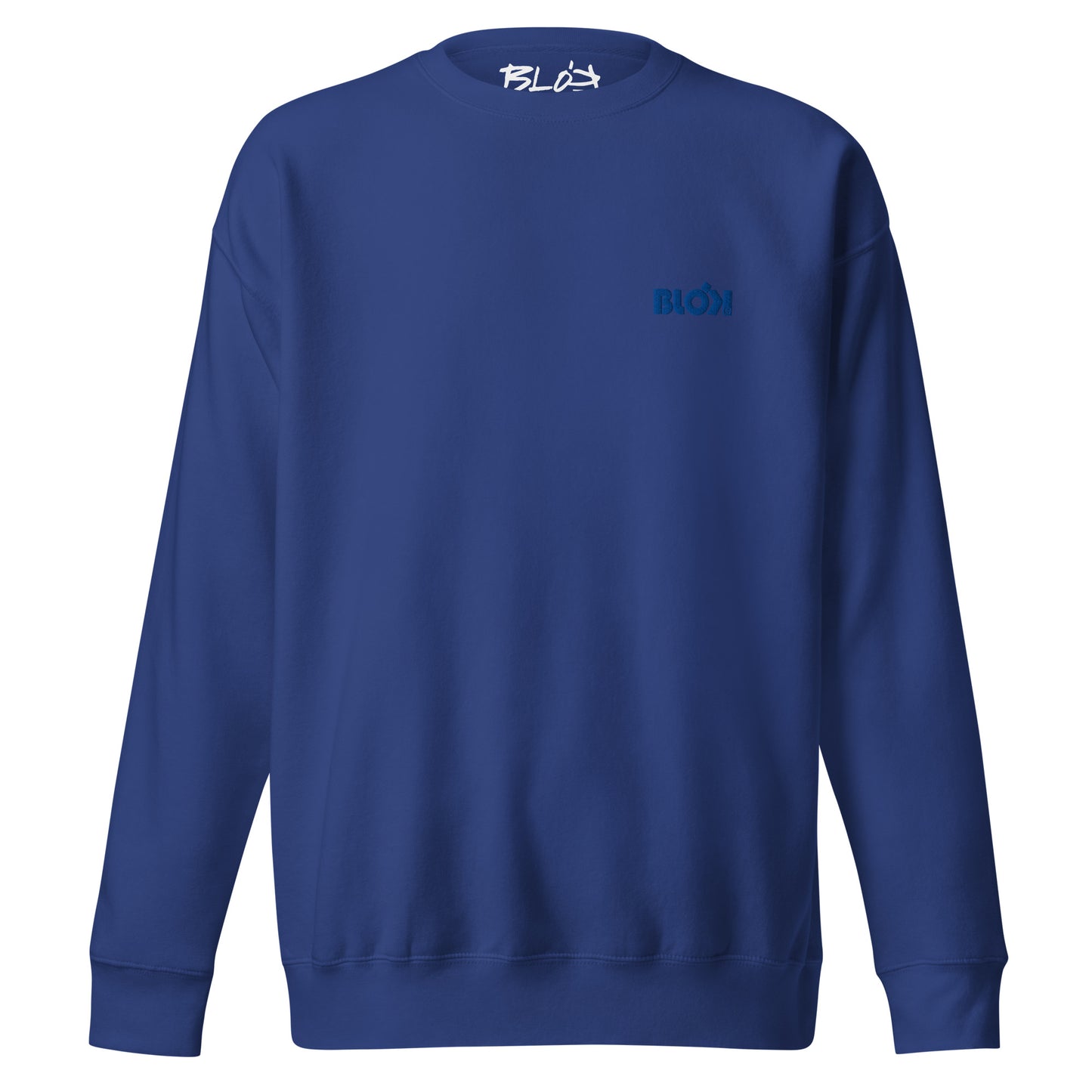 Blok OG Logo - Embroidered Blue - Women's Sweatshirt