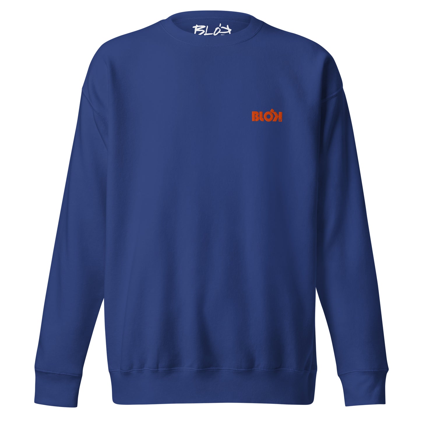 Blok OG Logo - Embroidered Orange - Women's Sweatshirt
